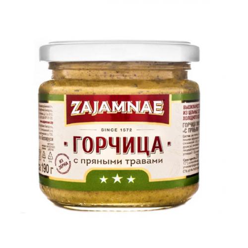 Горчица ZAJAMNAE "С пряными травами", 190г Горчица ZAJAMNAE "С пряными травами", 190г