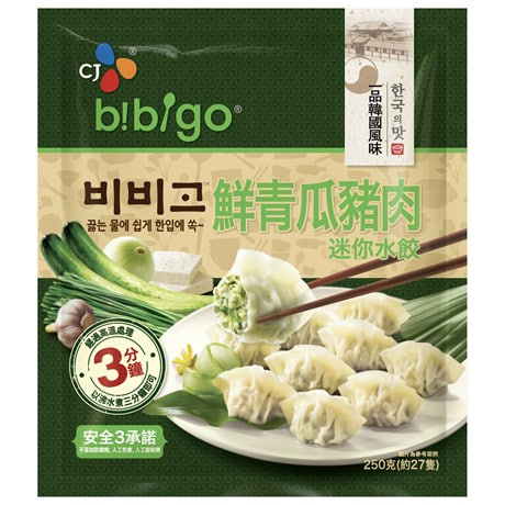 Дамплинги мини "Bibigo" со свининой и огурцом, 250 г