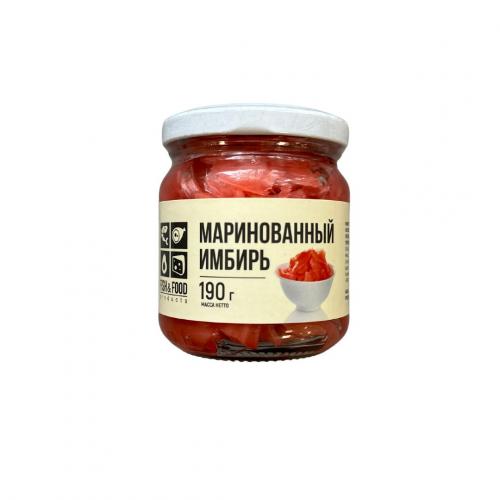 Имбирь "FISH&FOOD" маринованный розовый, 190 г