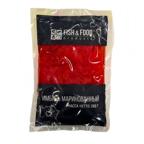 Имбирь "FISH&FOOD" маринованный розовый, 290г