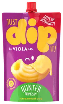Сыр плавленый "Dip Viola" Hunter Parmesan, 180 г