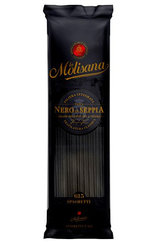 Макаронные изделия "La  Molisanа" спагетти с чернилами каракатицы, 500г