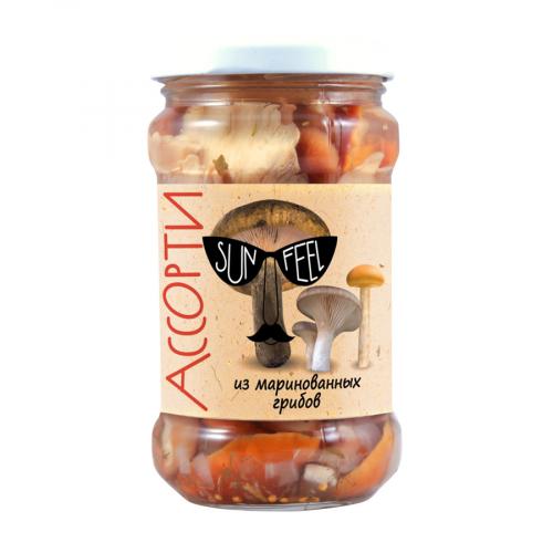 Грибы "Sunfeel" ассорти, 314мл