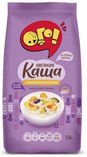 Каша овсяная "Ого!" с черникой и малиной, 350 г