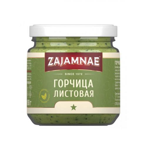 Горчица ZAJAMNAE "Листовая", 190г