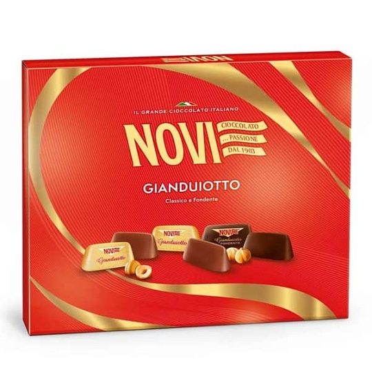 Конфеты "Novi" из горького шоколада с начинкой Пралине, 150 г