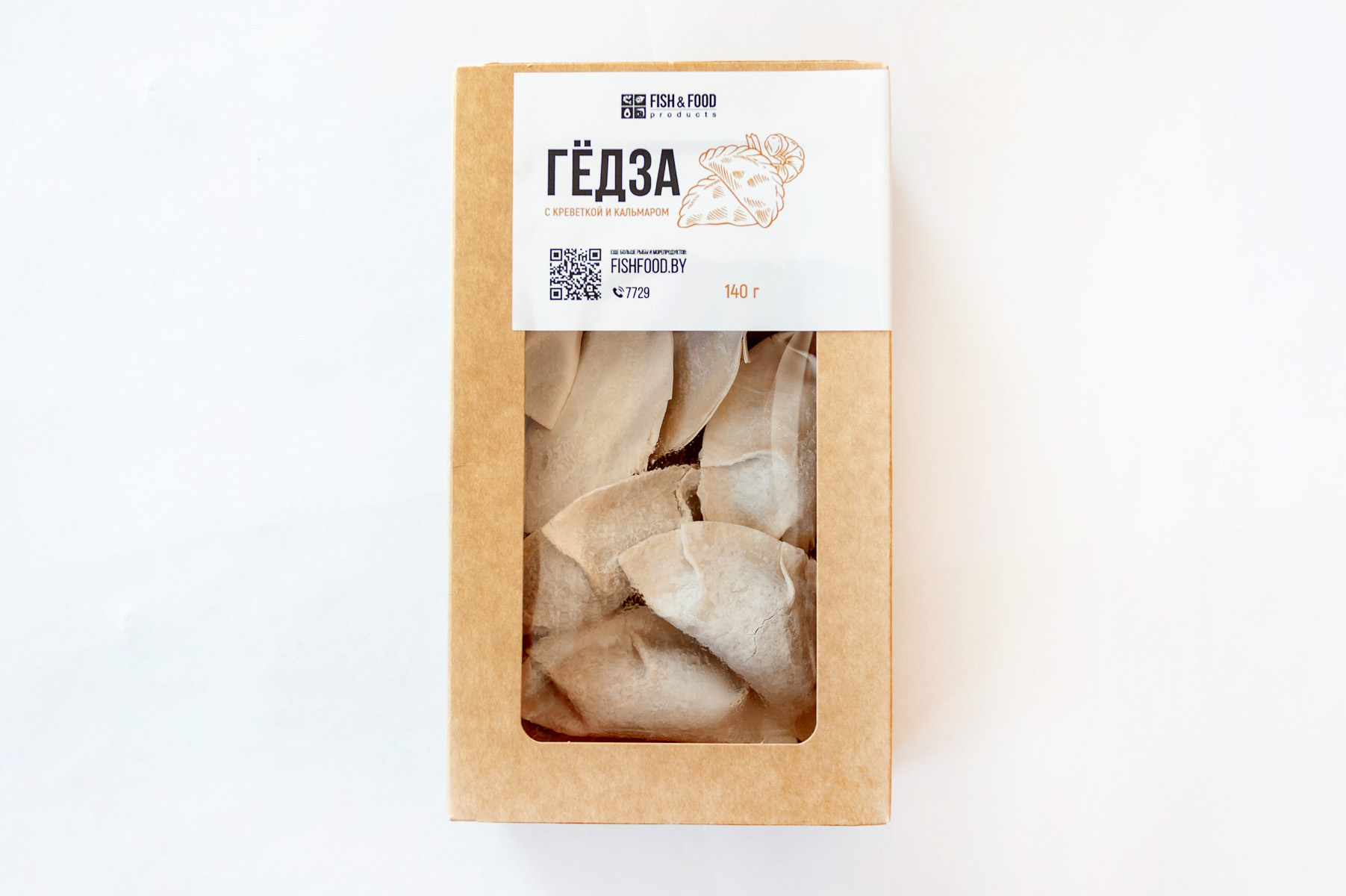 Гедза "Fish&Food" с креветкой и кальмаром, 170 г