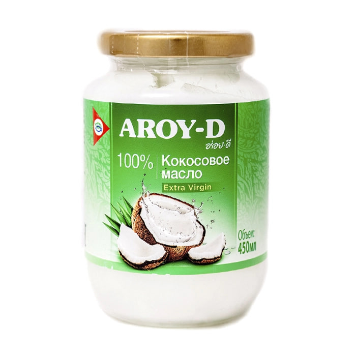 Масло "AROY-D" кокосовое (extra virgin), 450 мл