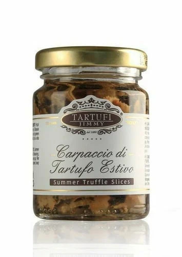 Трюфель летний черный "TARTUFI JIMMY" резаный в масле, 130 г