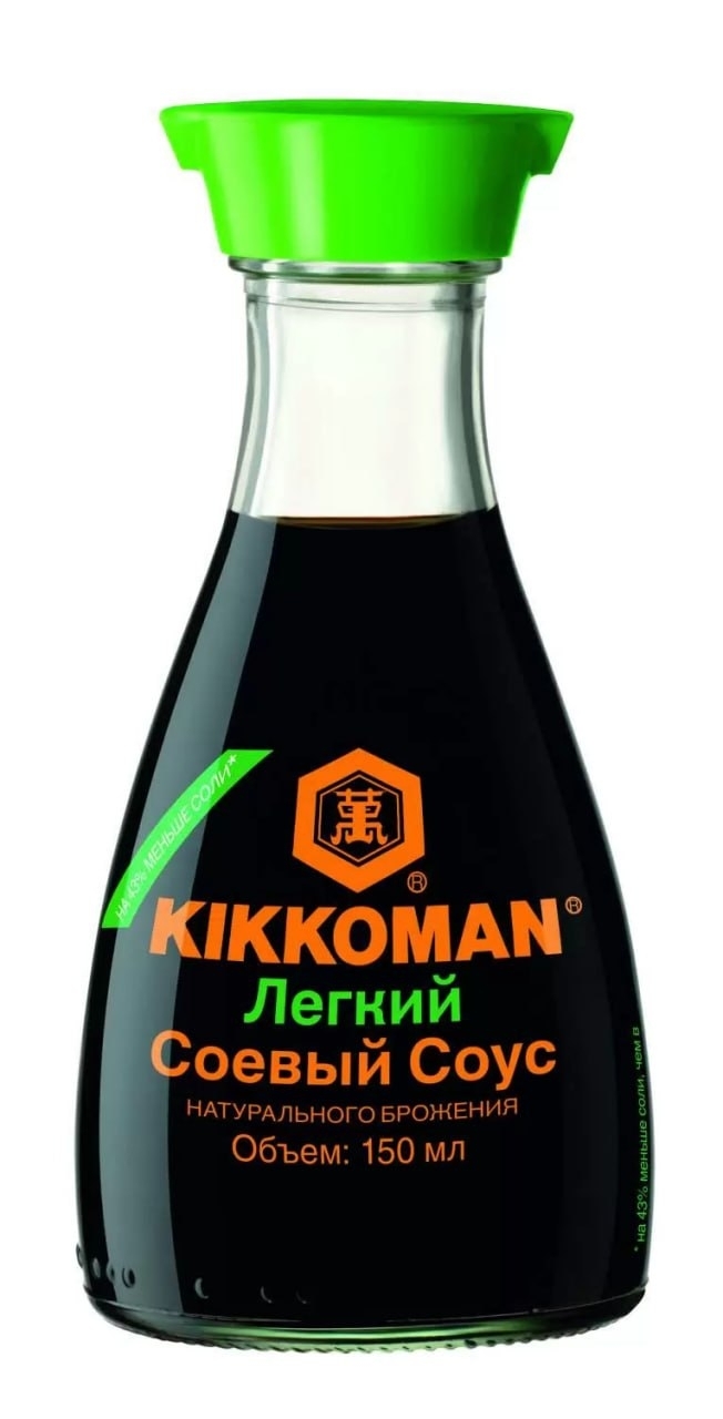 Соус соевый "Kikkoman" слабосоленый, 150 мл