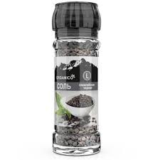 Соль гималайская пищевая черная каменная Organico L крупная, 120г