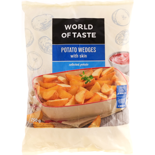 Картофельные дольки "Word of taste" в кожуре, 750 г