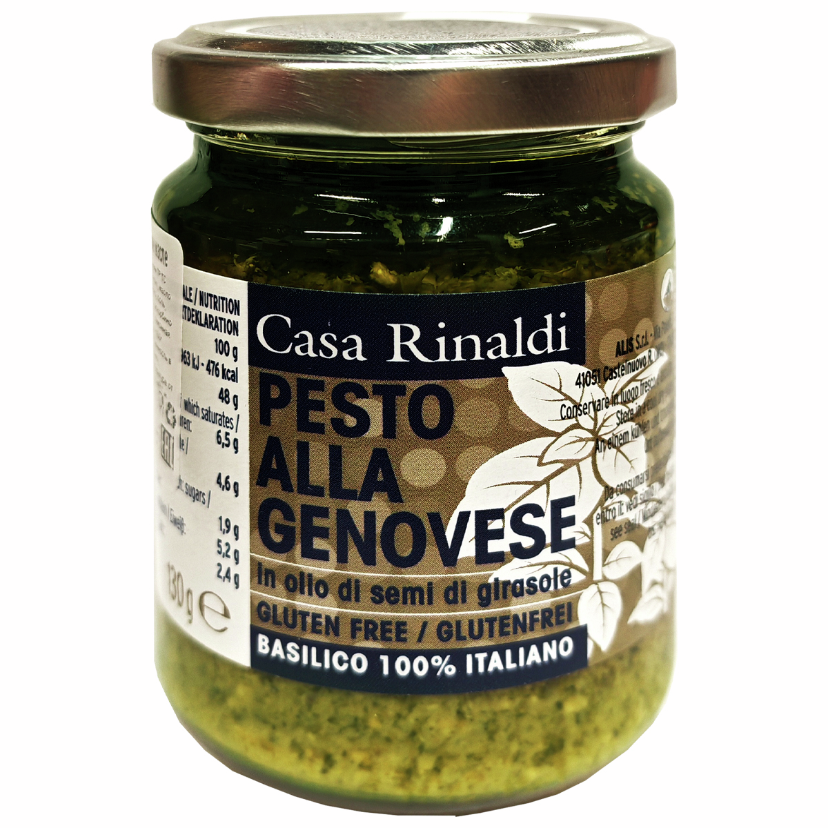 Соус Песто "Casa Rinaldi"  в подсолнечном масле, 130г 