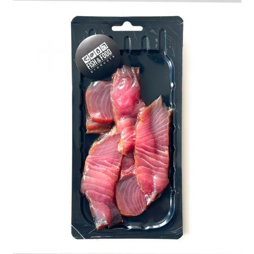 Тунец желтоперый ломтики холодного копчения, 125 г