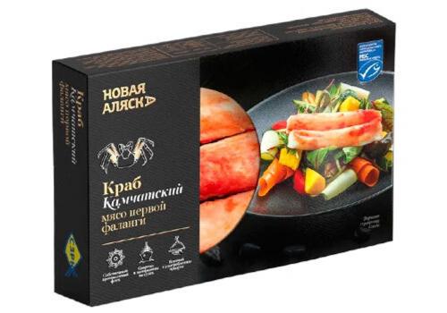 Краб камчатский "Новая Аляска" мясо первой фаланги, 200 г