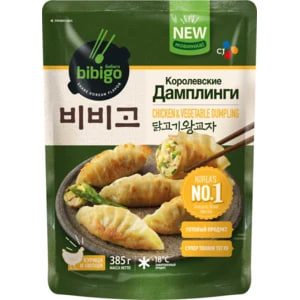 Дамплинги "Bibigo" Королевские с курицей, 385 г