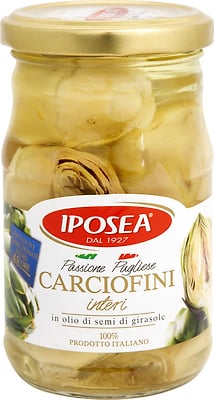 Артишоки "I.P.O.S.E.A" целые в масле, 290 г