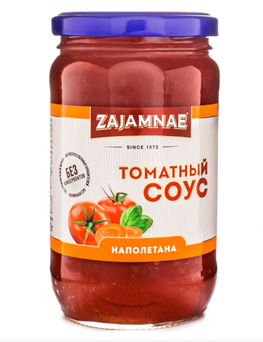 Соус томатный ZAJAMNAE "Наполетана", 370г