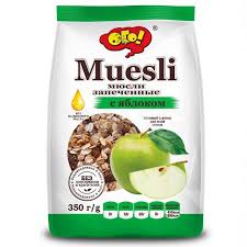 Мюсли запеченные "Ого!" с яблоком, 350 г