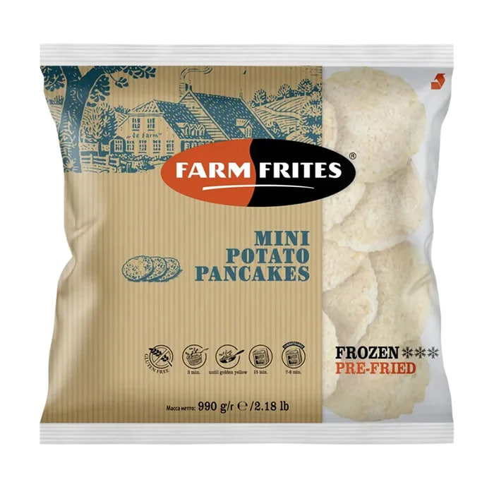Картофельные оладьи "Farm Frites" безглютеновые, 1,5 кг