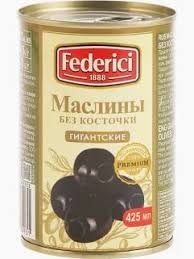 Маслины "Federici" гигантские без кости, 400 г