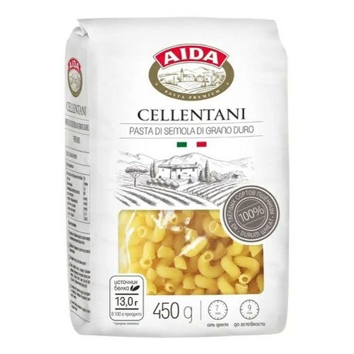 Макаронные изделия " Aida" рожок, 450г