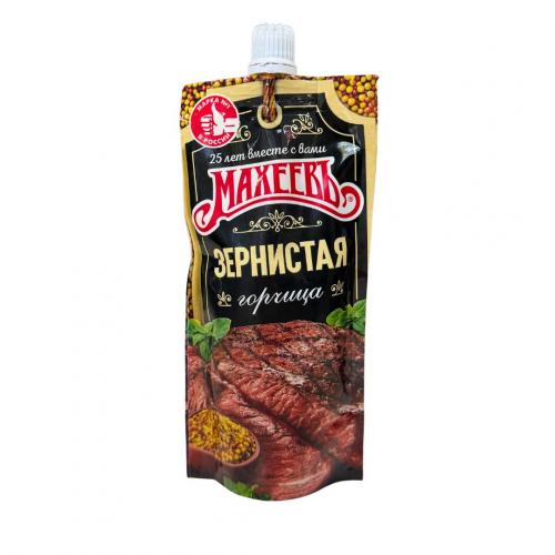 Горчица "Махеевъ" зернистая, 140г