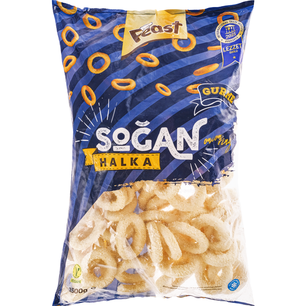 Луковые кольца в панировке, 1,5кг