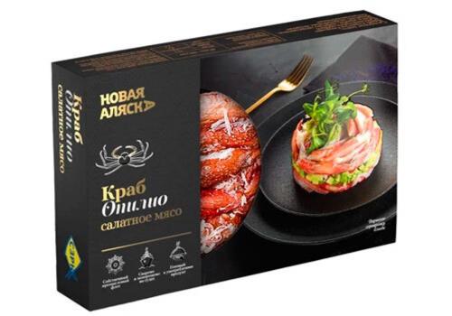 Краб Опилио "Новая Аляска" салатное мясо, 200г