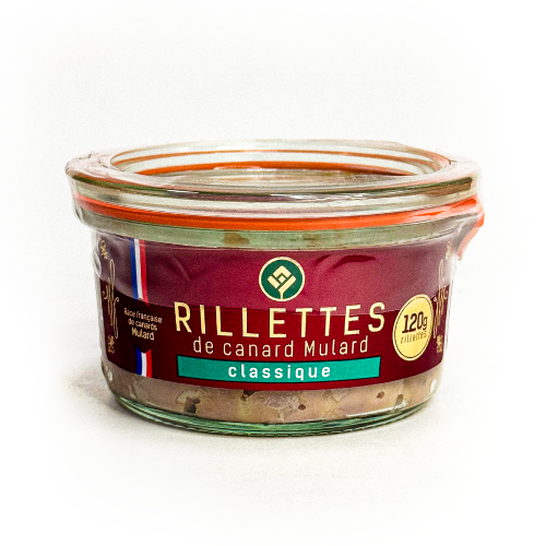 Консервы "Rillettes de canard classicue"из мяса уток, ст.б. 120 гр