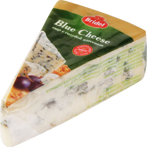 Сыр с голубой плесенью "Bridel Blue Cheese", 100 г