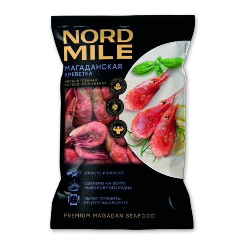 Креветка северная в/м н/р NORD MILE "Магаданская" 50/80, 500гр