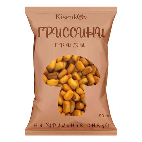 Снеки Гриссини "Kisenkov" со вкусом грибы, 50 г Снеки Гриссини "Kisenkov" со вкусом грибы, 50 г