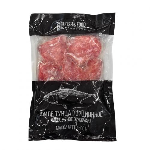 Филе тунца "FISH&FOOD" порции 30гр+, 500 г