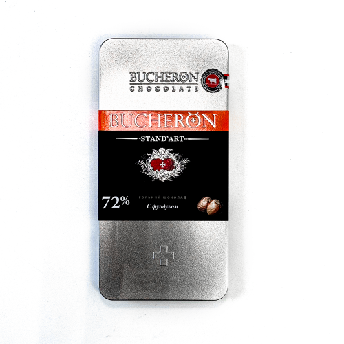 Шоколад "BUCHERON" горький с фундуком, 100 г