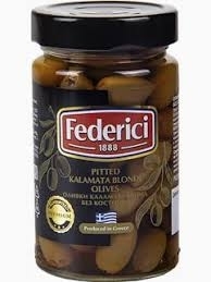 Оливки "Federici" Каламата блон без косточки, 300 гр