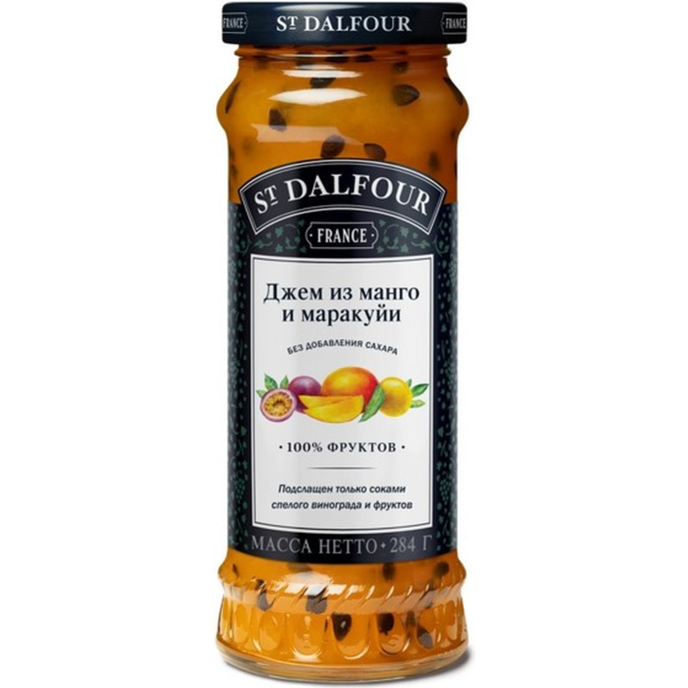 Джем "St Dalfour" из манго и маракуйи, 284 г