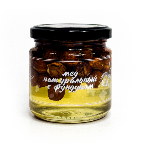 Мед натуральный с фундуком, 240г