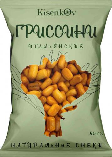 Снеки Гриссини "Kisenkov" со вкусом ребрышек гриль, 50 г Снеки Гриссини "Kisenkov" со вкусом ребрышек гриль, 50 г