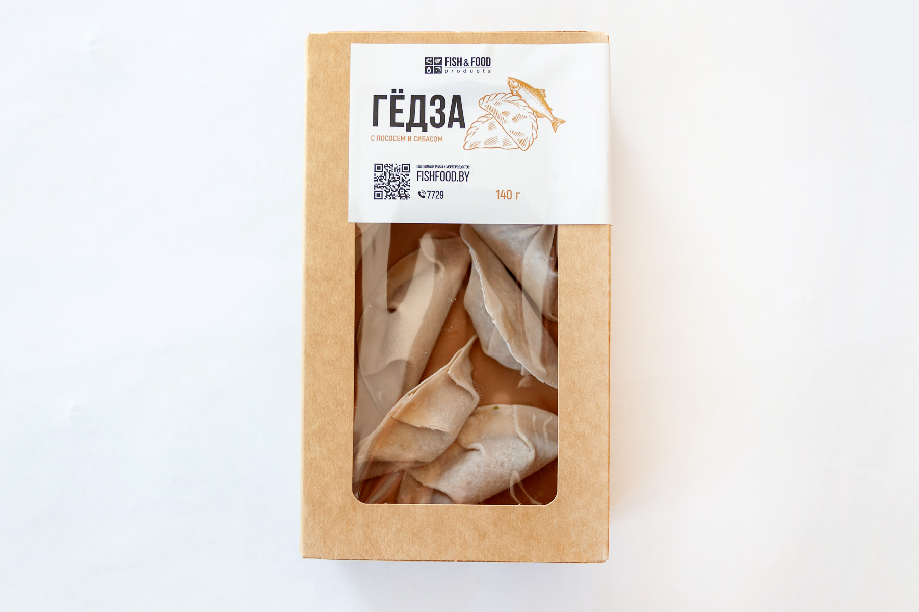 Гедза "Fish&Food" с лососем и сибасом , 170 г