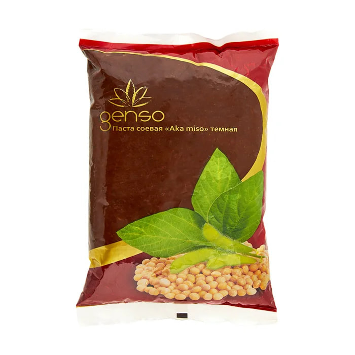 Паста соевая "Genso" темная, 1 кг