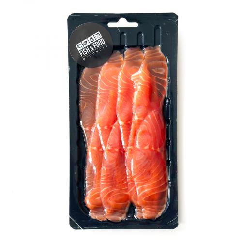 Форель радужная ломтики холодного копчения, 125 г