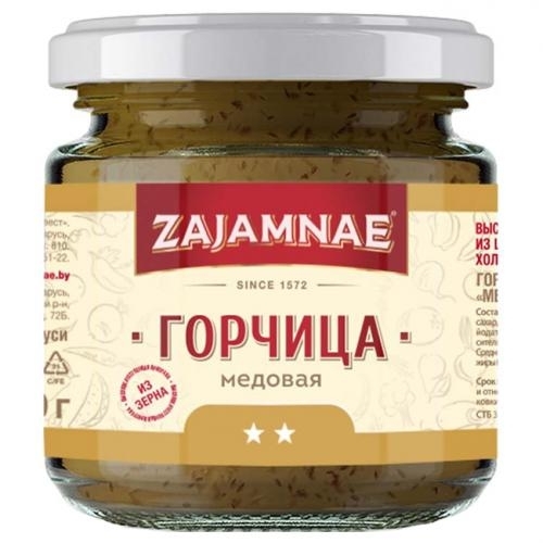 Горчица ZAJAMNAE "Медовая", 190г