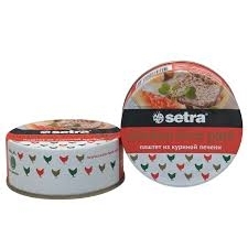 Паштет "Setra" из куриной печени, 100 г