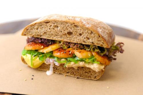 Сэндвич с креветкой Сэндвич с креветкой