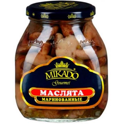 Маслята "Mikado" маринов., 580мл Маслята "Mikado" маринов., 580мл