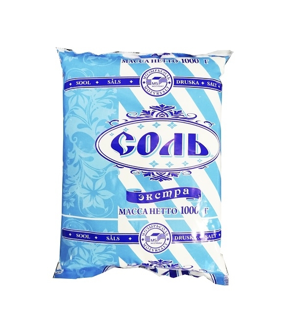 Соль йодированная "Полесье" экстра, 1 кг