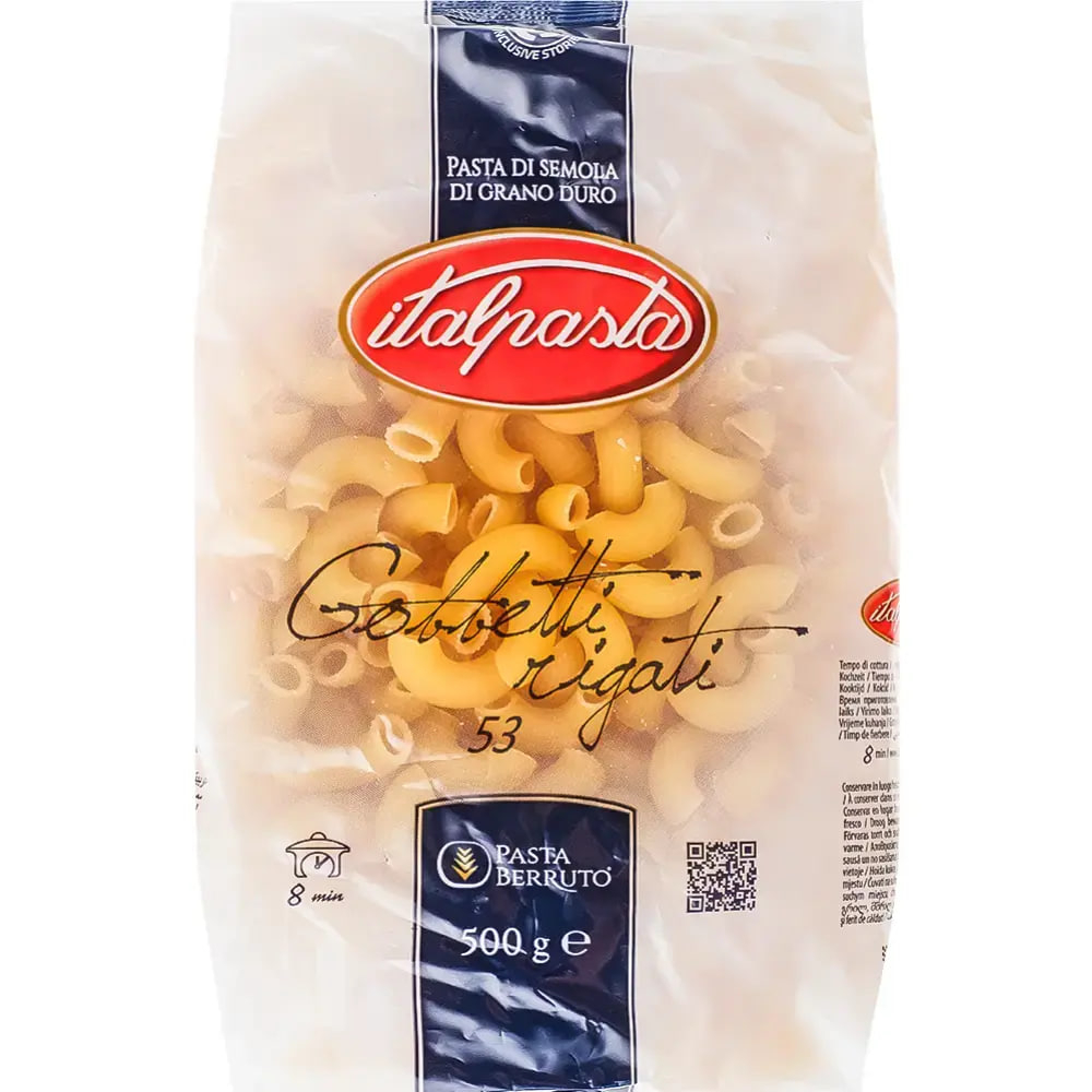Макаронные изделия "Italpasta" Гоббетти ригати, 500г