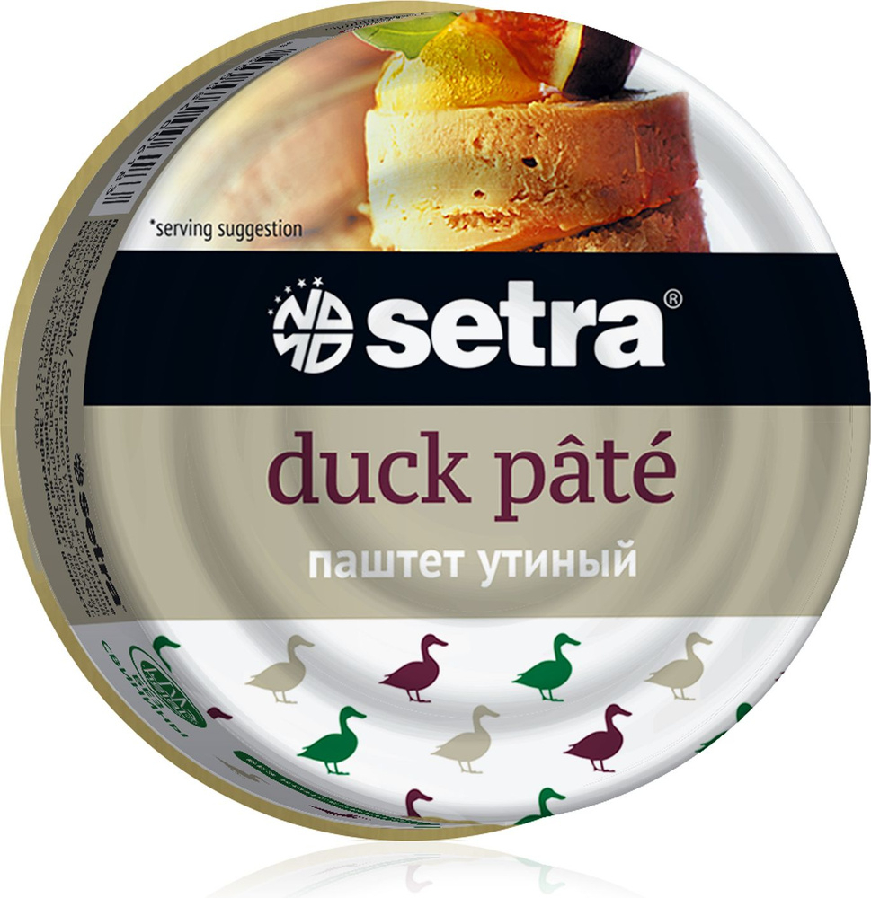 Паштет "Setra" утиный, 100 г