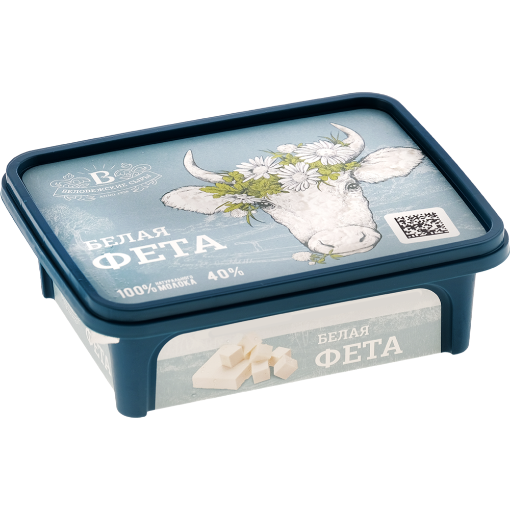 Сыр "Беловежские сыры" белая фета 40%, 250г